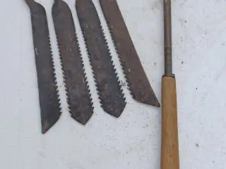 Antikke fiske- og fangstredskaber.