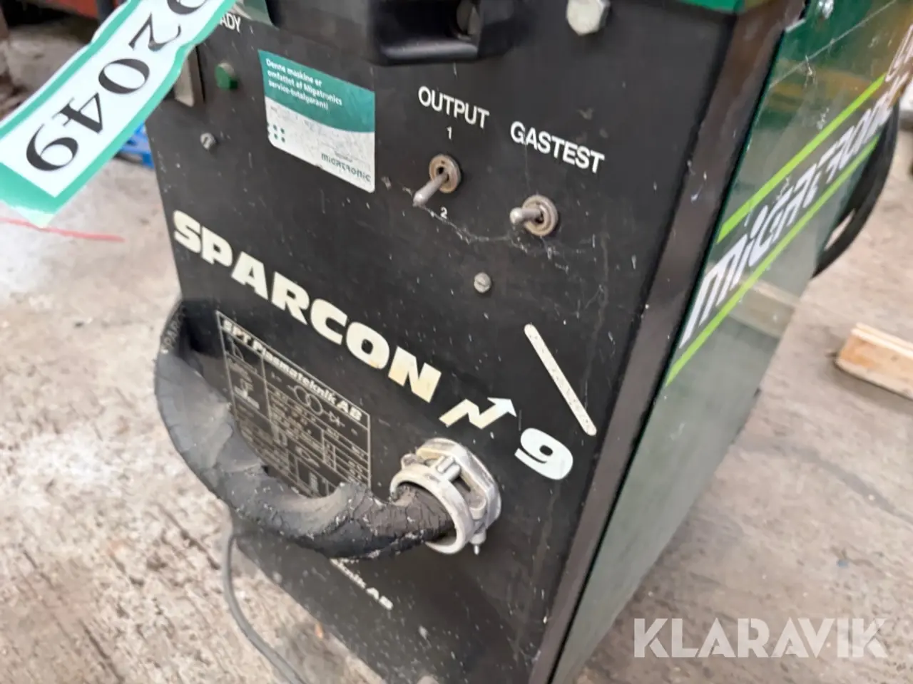 Billede 10 - Plasmaskære Migatronic Sparcon 9 1 styk