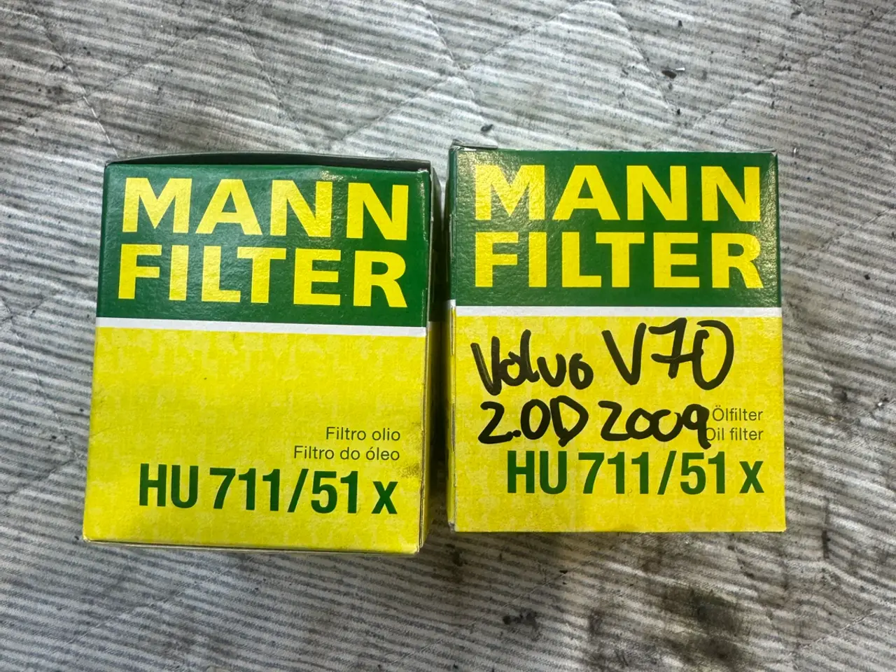 Billede 2 - 2 x MANN FILTER HU711/51x