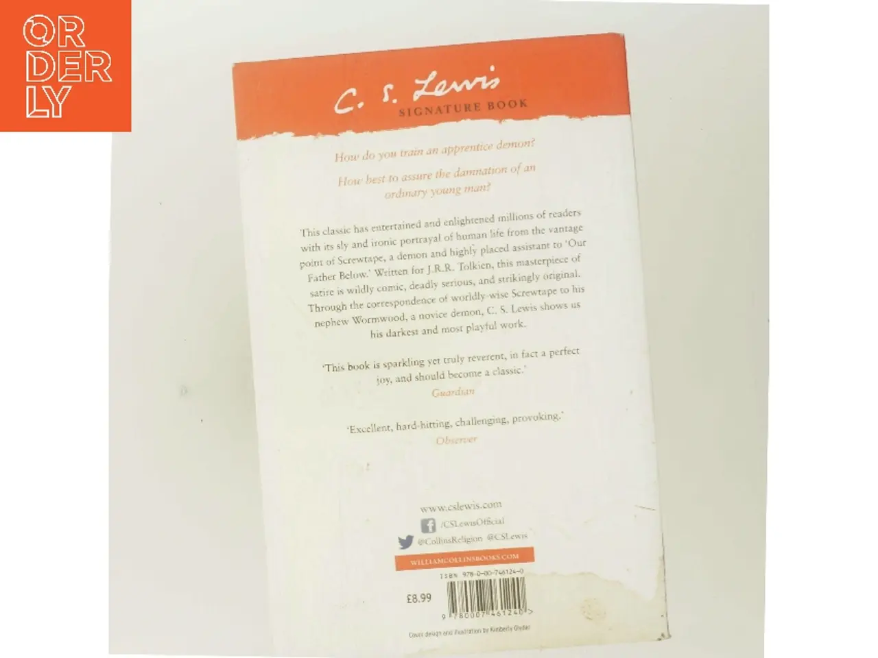 Billede 3 - The Screwtape Letters af C. S. Lewis (Bog),