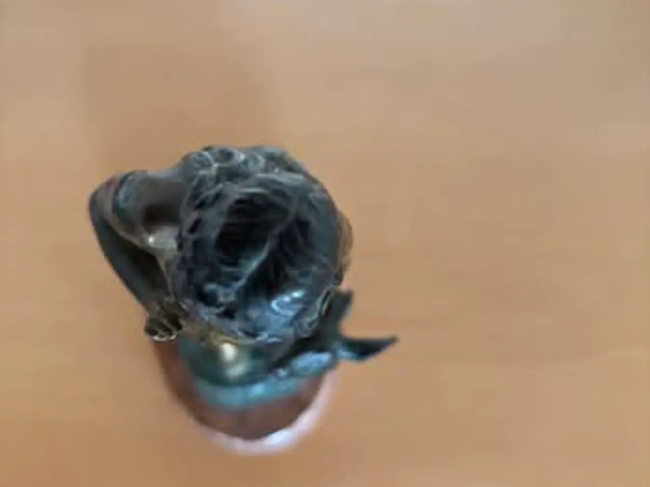 Billede 7 - Bronze figur på marmor fod
