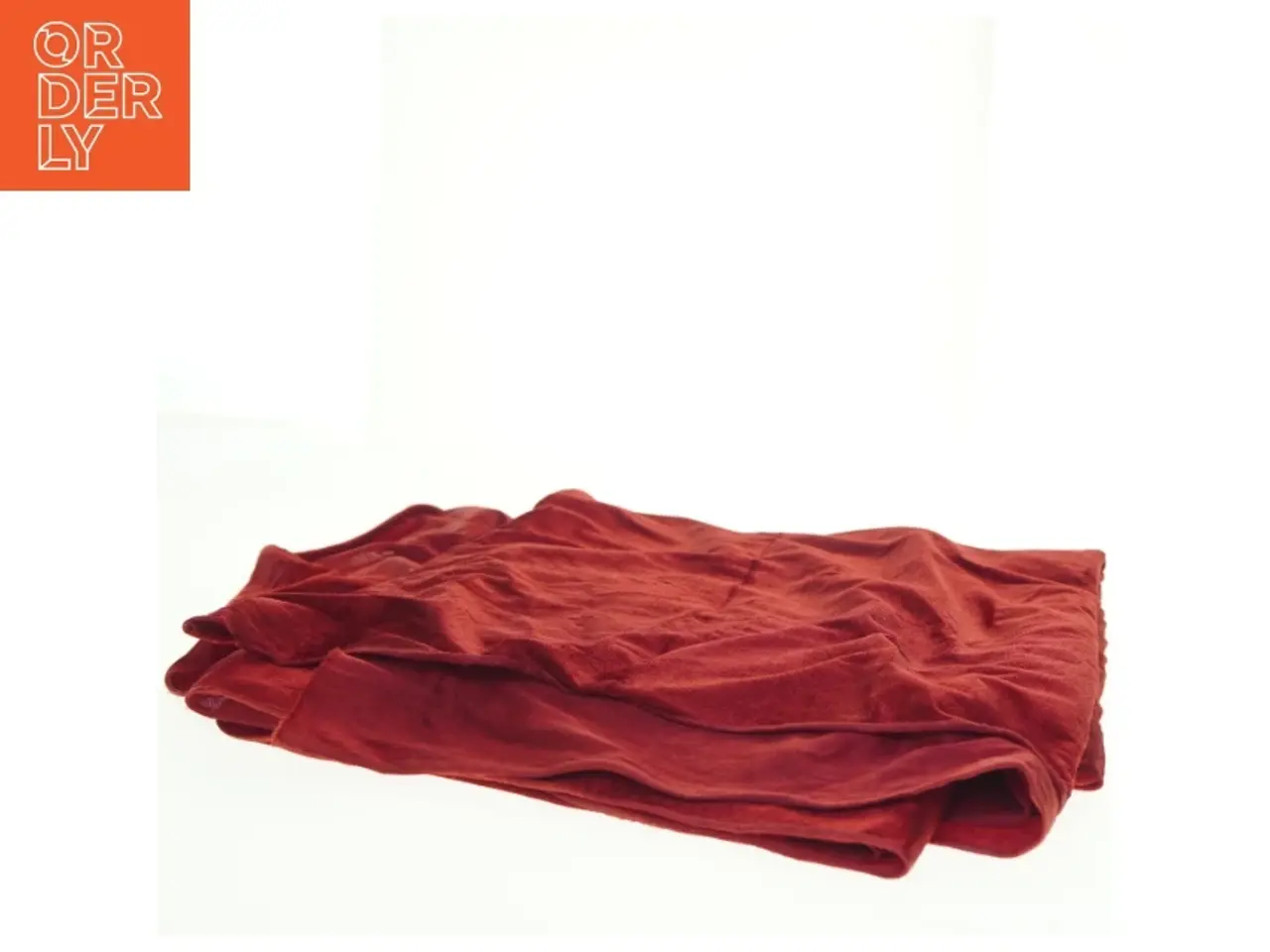 Billede 2 - Rødt nervøs velour (str. 300 x, 154 cm)