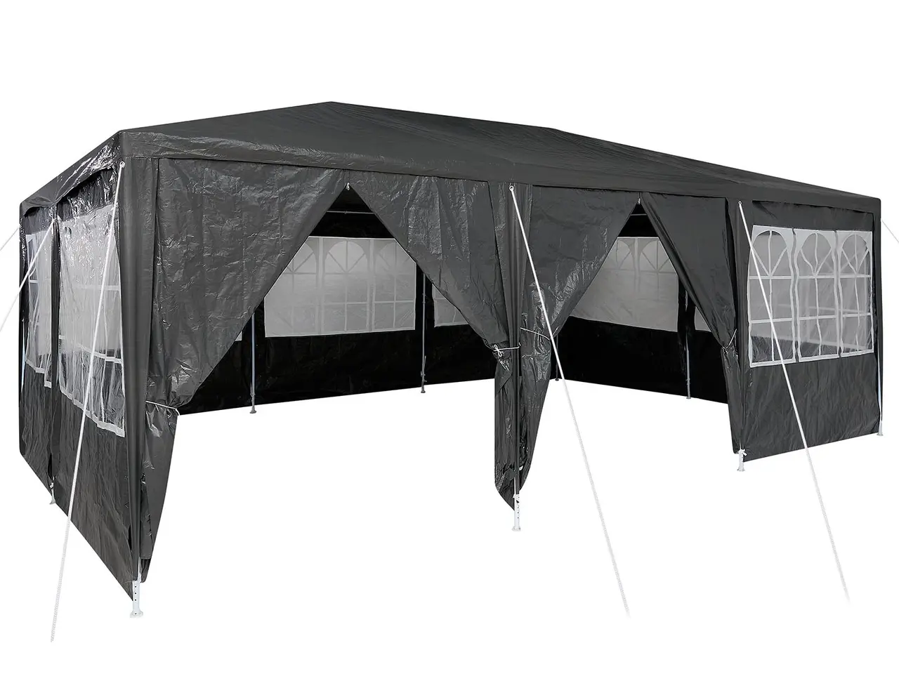 Billede 2 - Party Tent Anthracit og hvid 600 x 400 x 266 cm