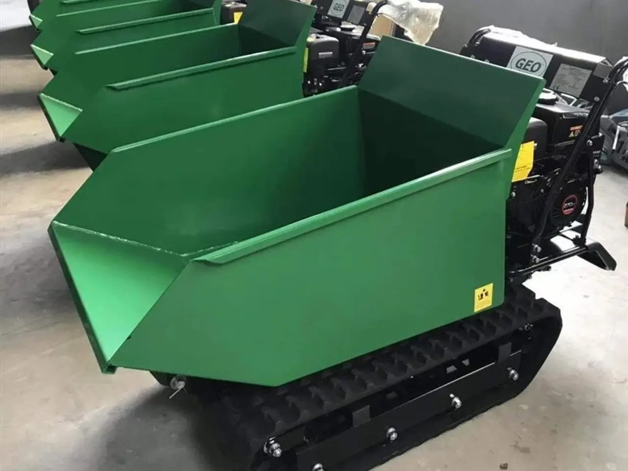 Billede 4 - GEO Motorbør mini dumper Benzin motor *Leveres inkl sneskrabe blad*