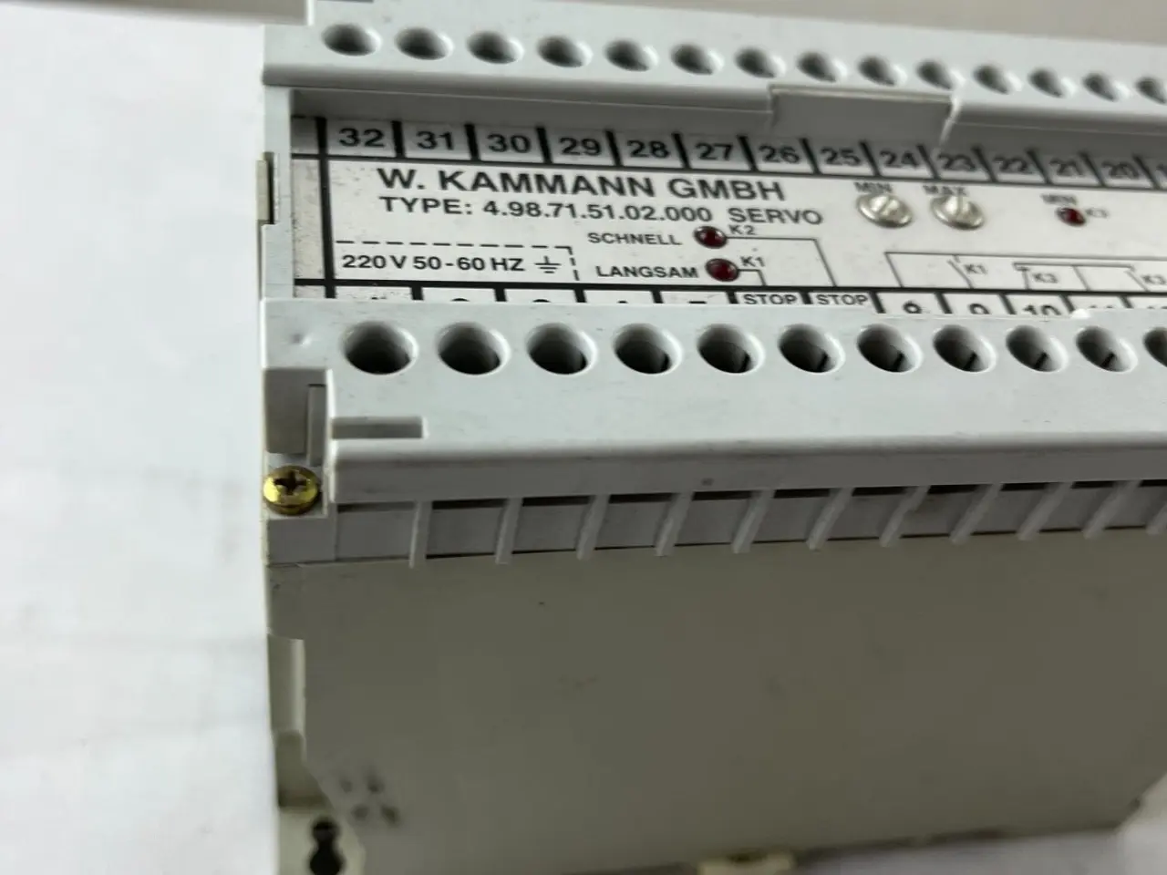 Billede 3 - W. Kammann GmbH 4.98.71.51.02.000 servomotor Speed