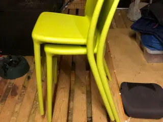 Junior stol fra ikea grøn 2 stk