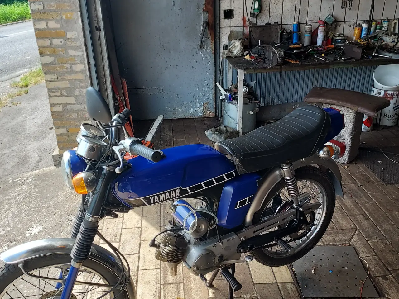Billede 2 - Yamaha fs1 k1  1976.  Evt bytte  veteran MC