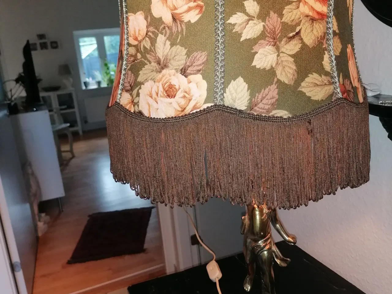 Billede 7 - Bordlampe. Eksotisk fig Speciel messing
