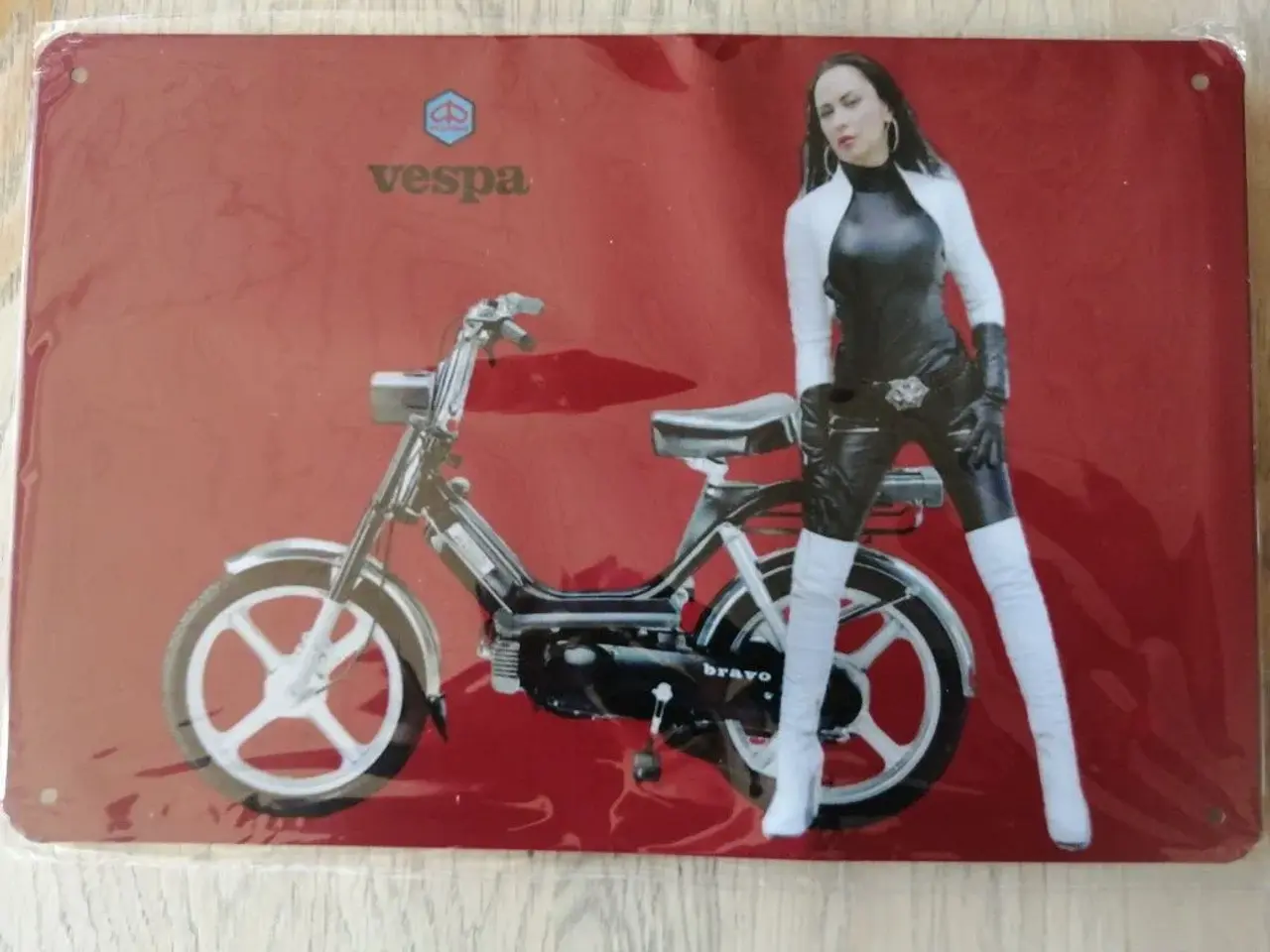 Billede 12 - vespa piaggio ciao bravo banner 150-90cm 300kr. Må