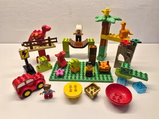 Duplo Dinosaurus med Dinosaurus Dyr og forskellige