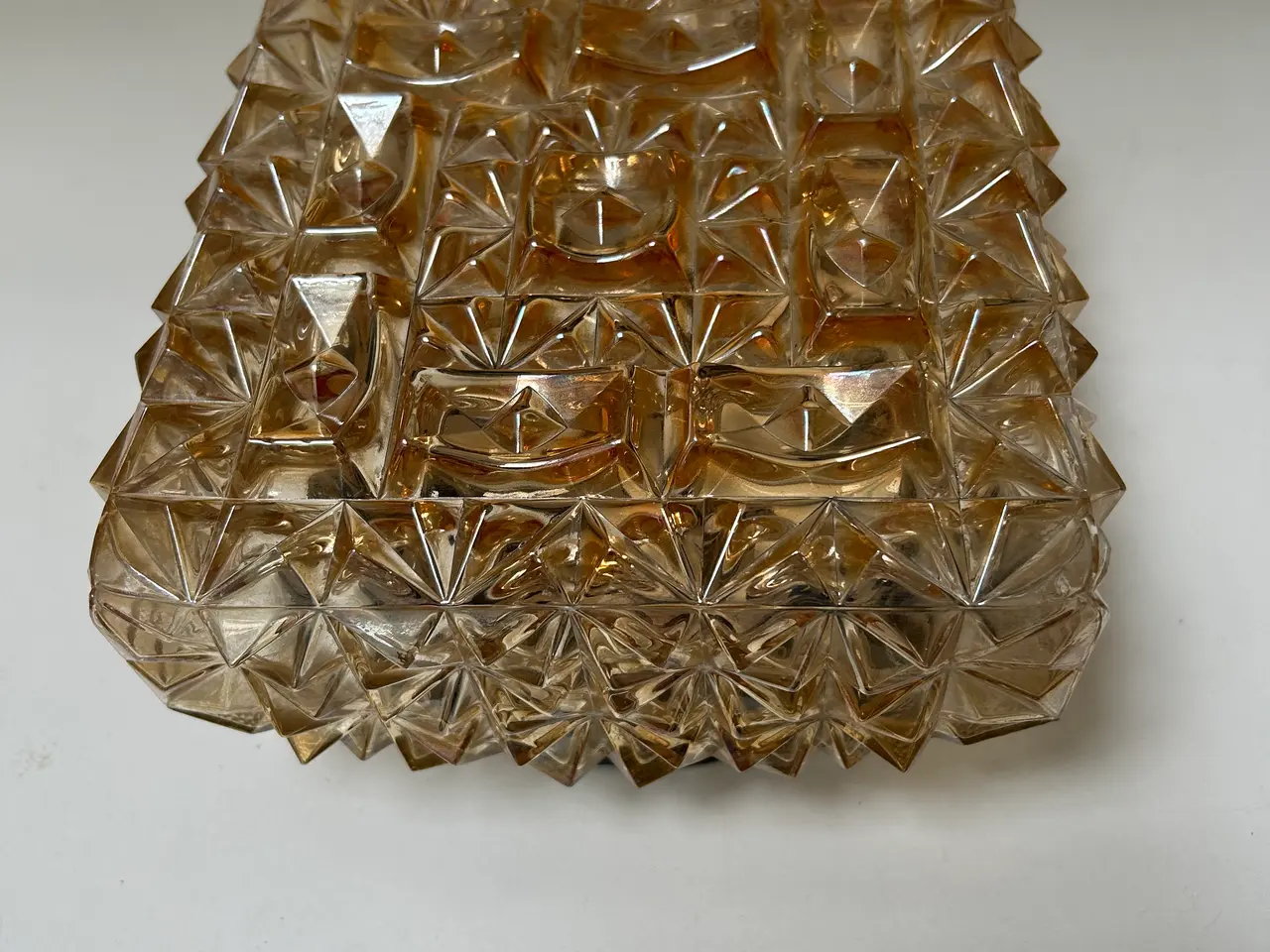 Billede 3 - Vintage plafond i gylden glas