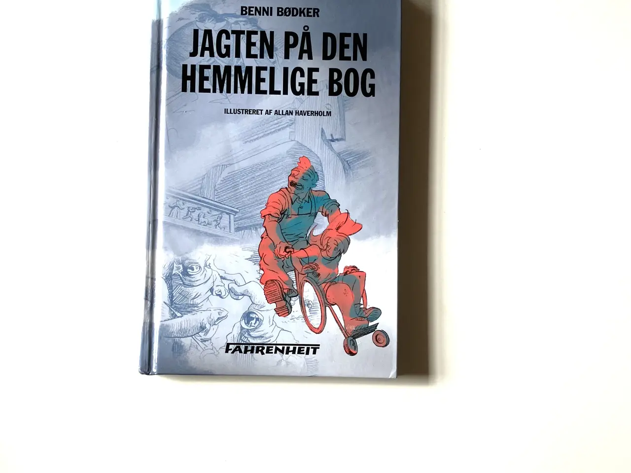 Billede 1 - Jagten på den hemmelige bog. Af Benni Bødker