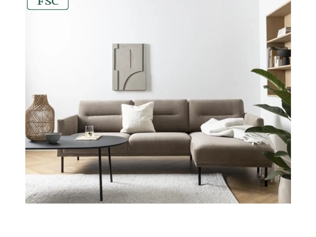 Billede 4 - SOFA MED CHAISELONG
