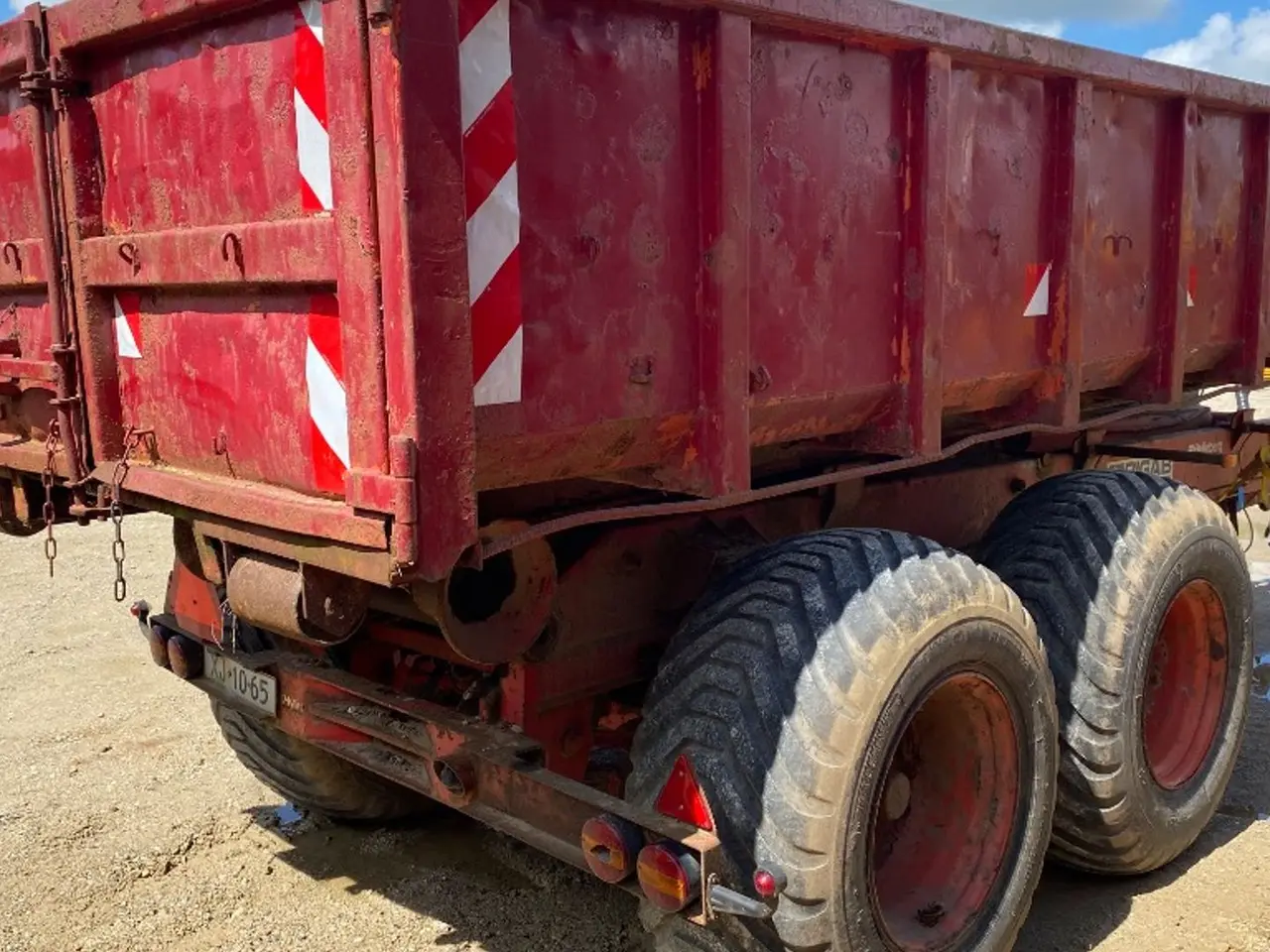 Billede 5 - Bigab 2 Akslet kroghejsevogn med 20 fods container