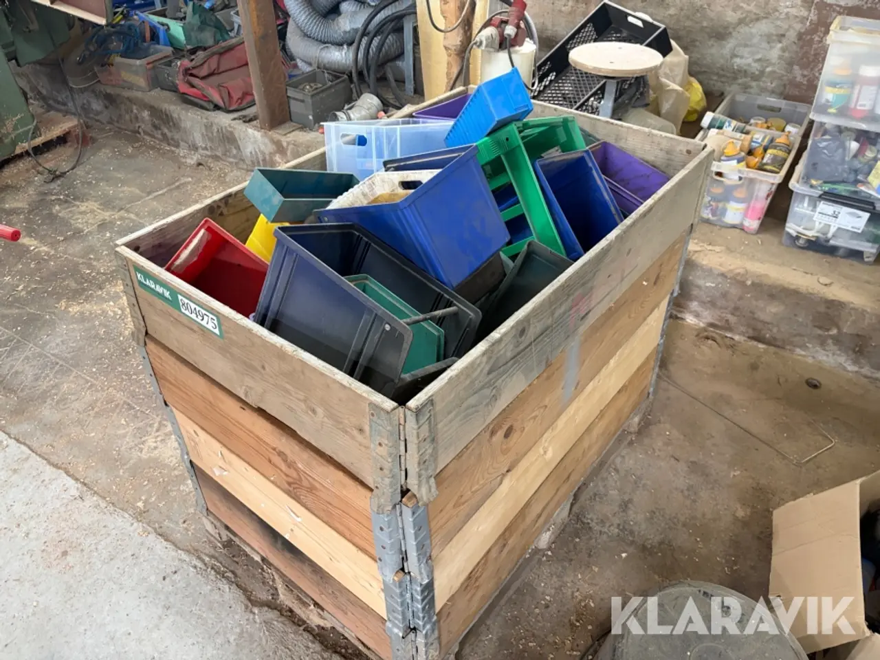 Billede 1 - Lot med plastikkasser - 1 palle