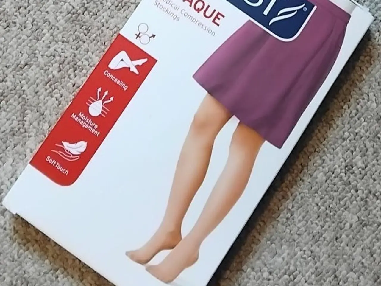 Billede 3 - Jobst Støttestrømper CCL2 Size III Brugt Sort