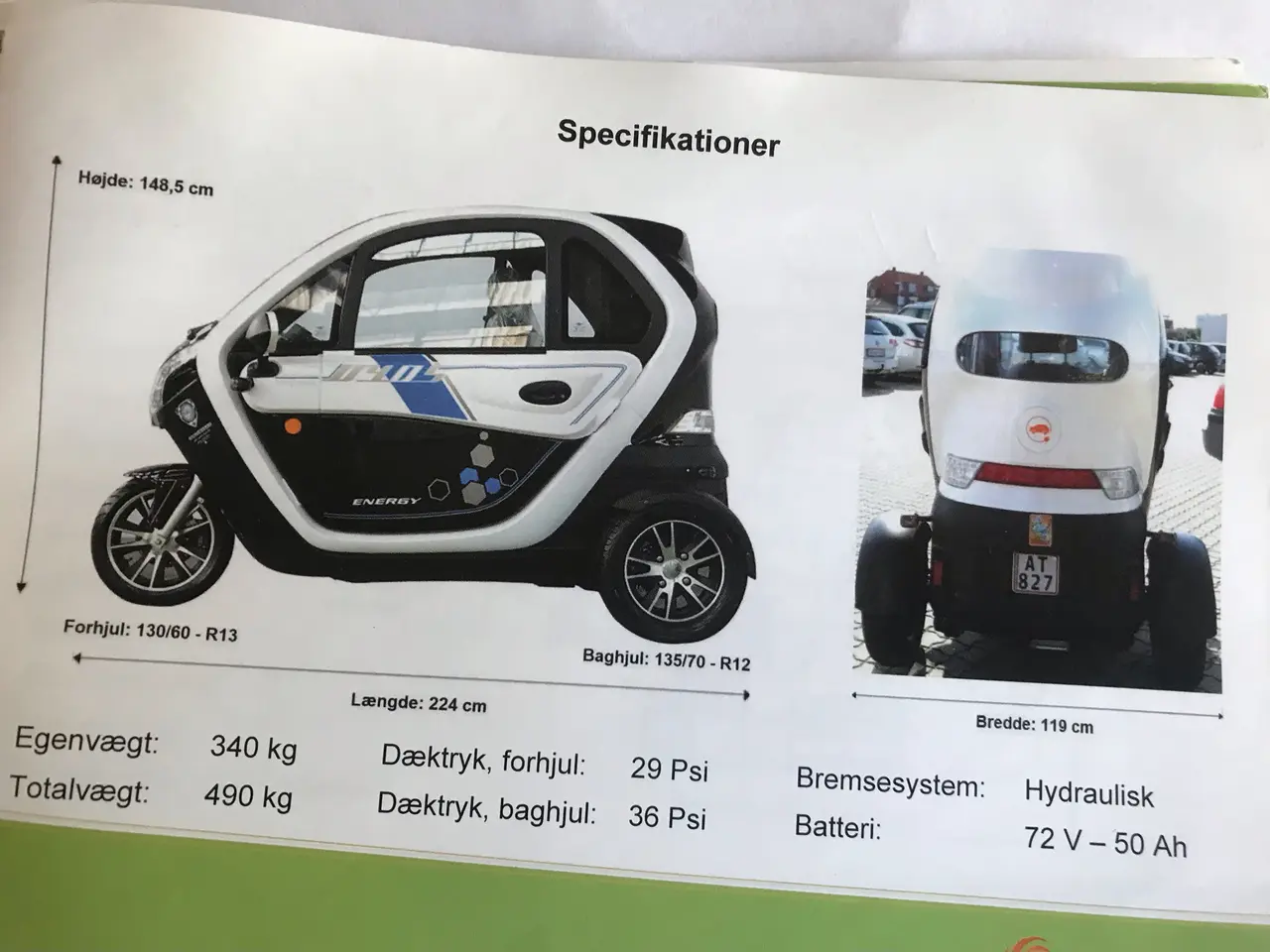 Billede 2 - Cabinscooter næsten som ny.