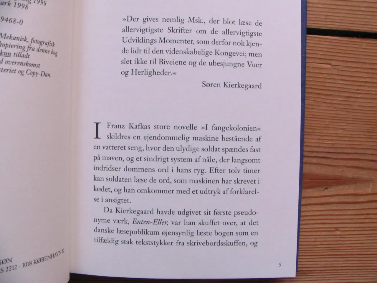 Billede 2 - Isak Winkel Holmf.1965 Søren Kierkegaard i stykker