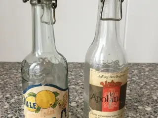 Flasker med patentlåg 2 stk samlet