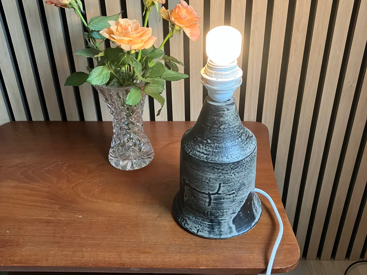 Billede 1 - Keramik bordlampe
