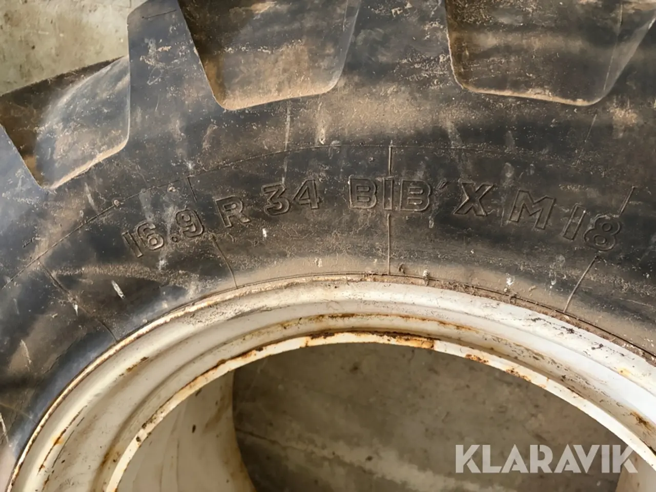 Billede 7 - Tvillingehjul Michelin/kleber 16.9R34 2 styk med spænder