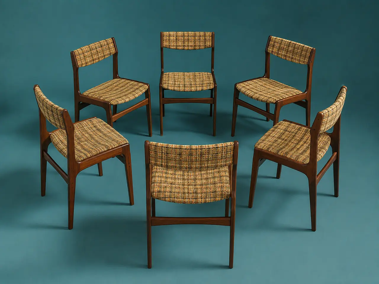 Billede 3 - 6 unikke palisanderstole i sublim stand – Dansk de