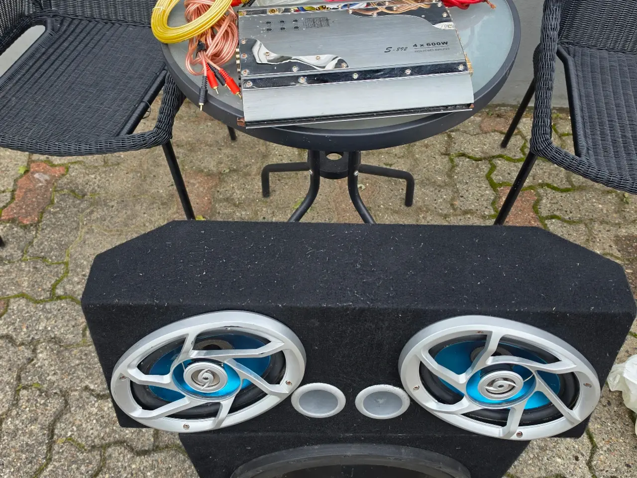 Billede 5 - Komplet Car Audio anlæg: Eltax 15" subwoofer, højt