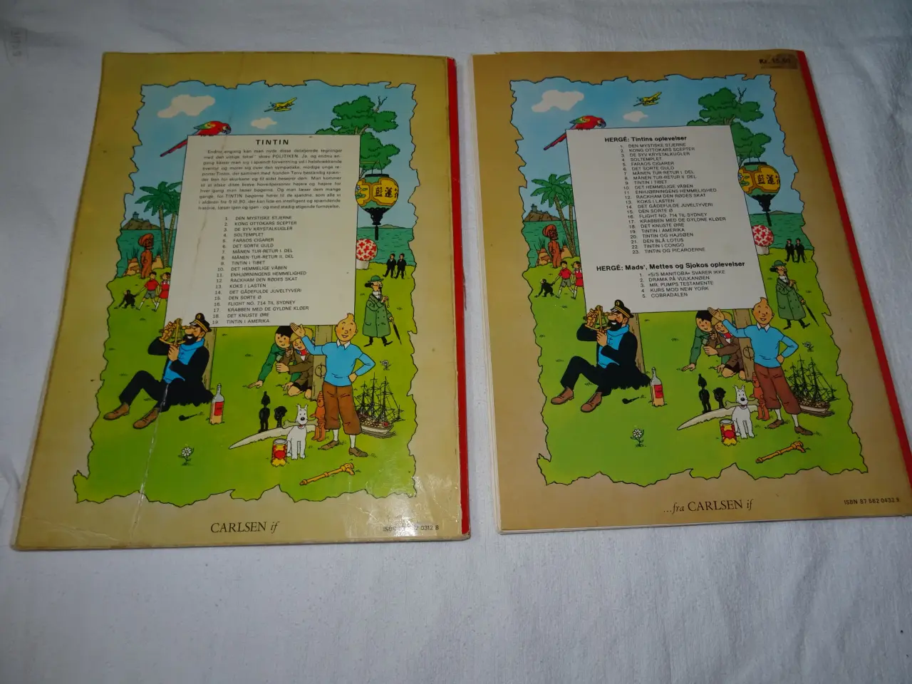 Billede 2 - 2 TIntin nr 19- 60 kr og nr 21 90 kr