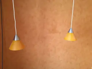 Orange lamper
