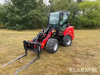 Minilæsser Manitou MLA 3-25 H-C med pallegafler.