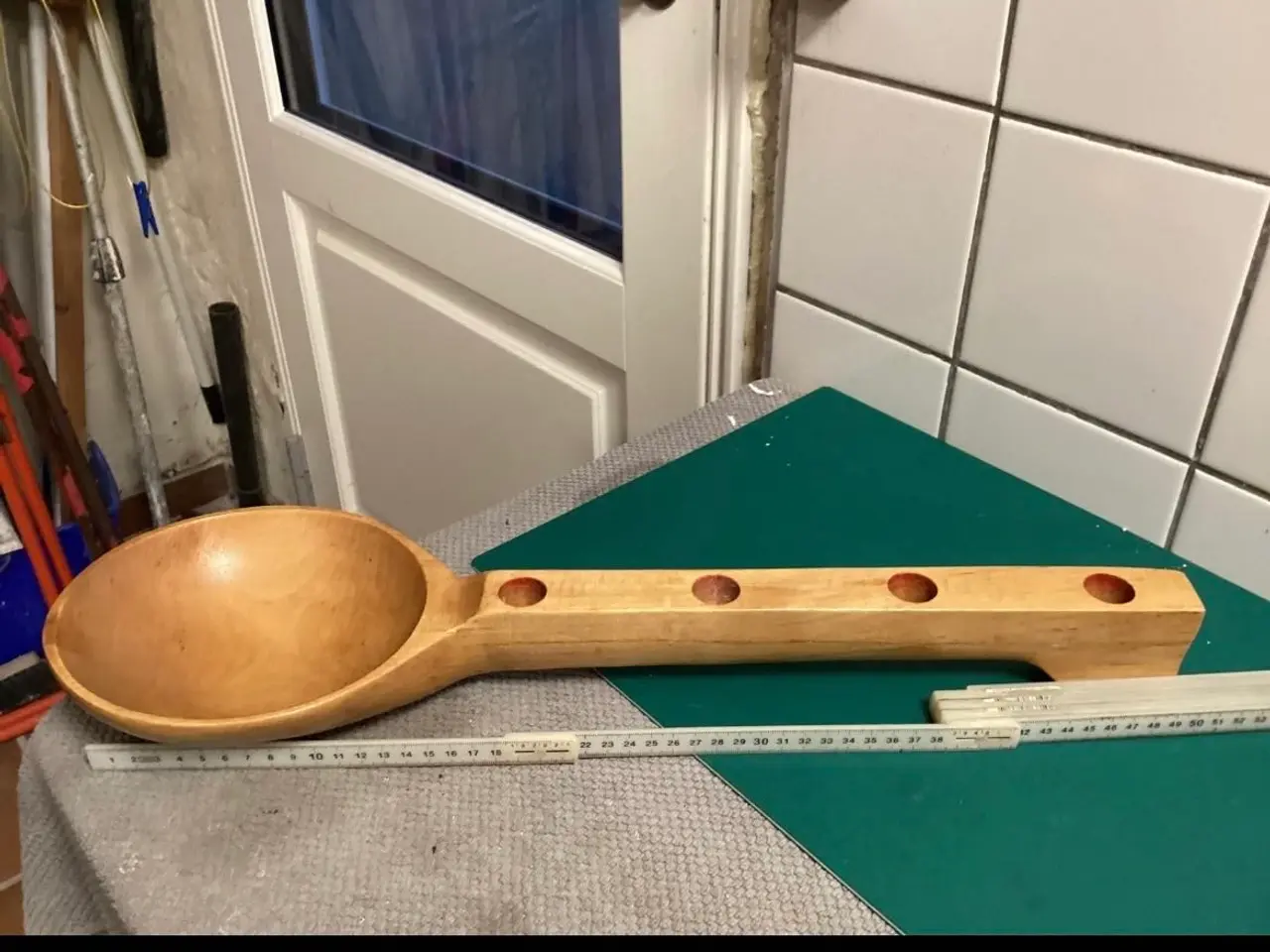 Billede 5 - Lysestage- advent stage som stor grydeske