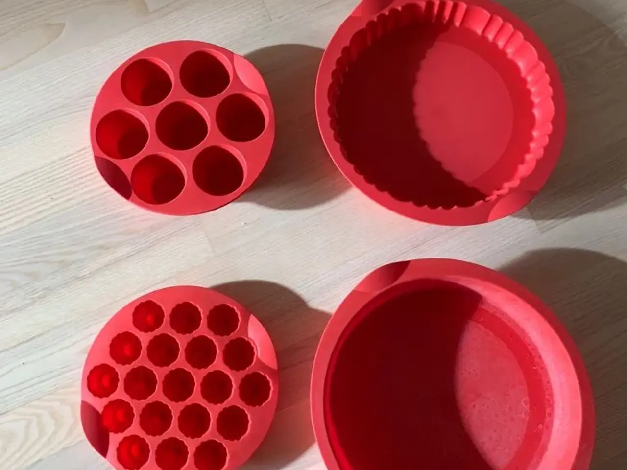 Billede 1 - 4 Tupperware Silicone forme