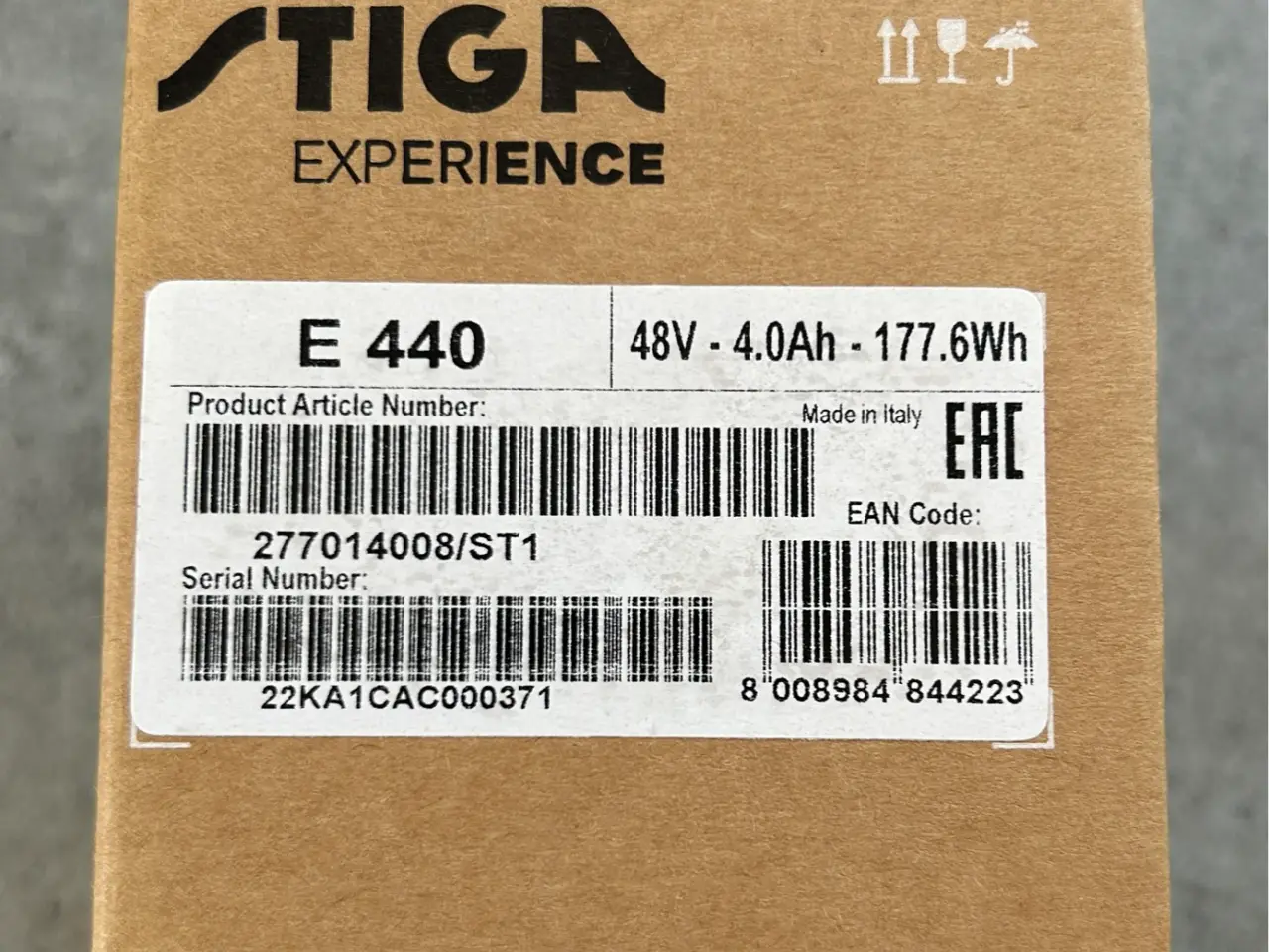 Billede 3 - Stiga batteri 48v - nyt