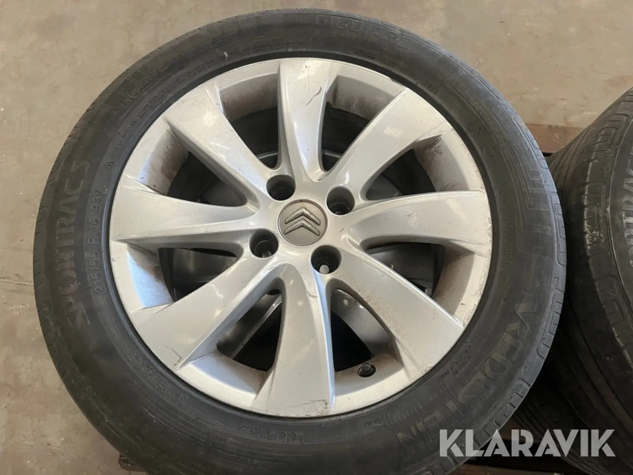 Billede 2 - Alufælge Citroen 16" 1 sæt (4styk)