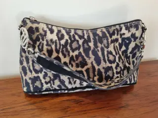 Håndtaske leopard farvet