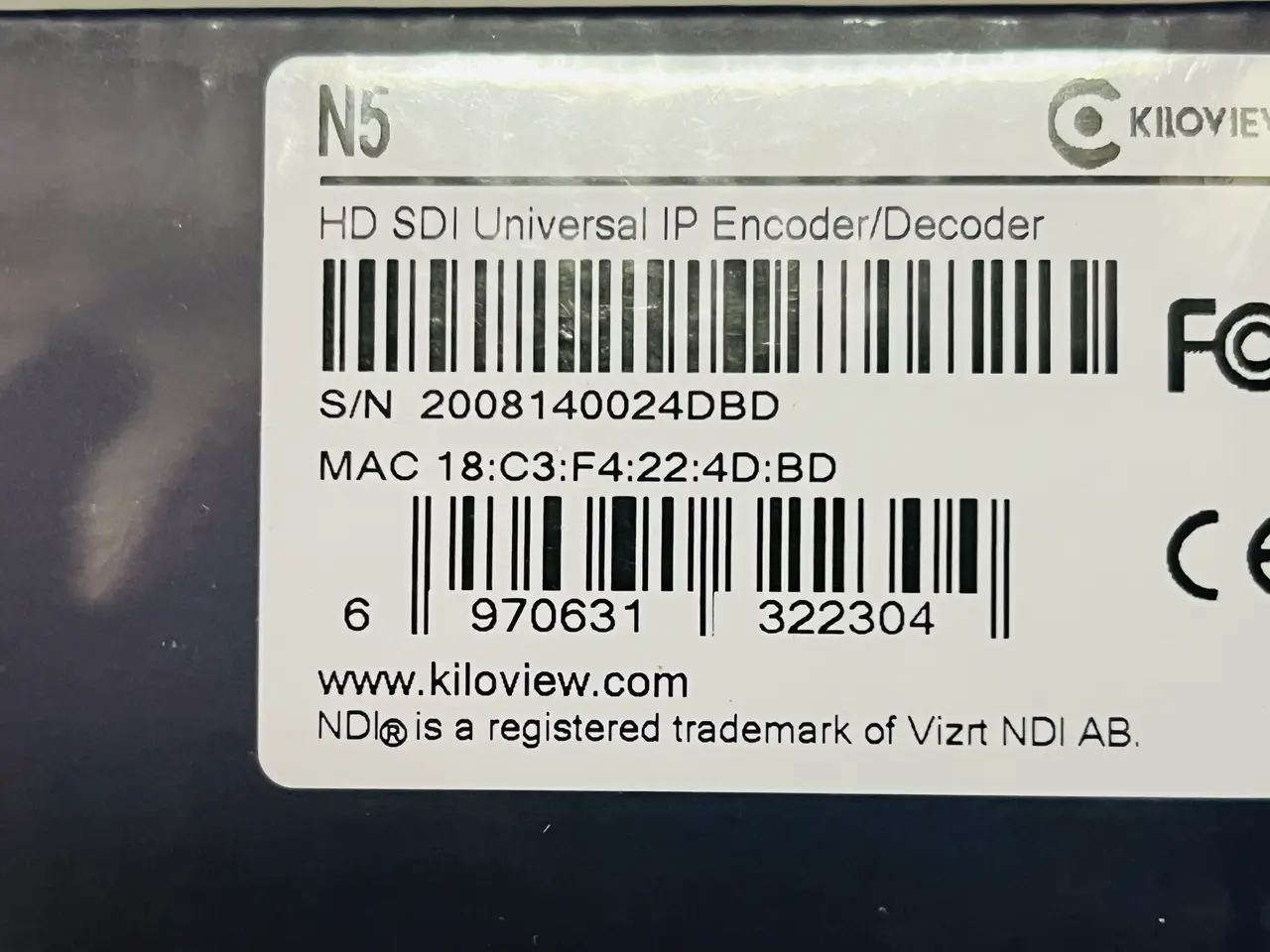 Billede 2 - Videokonverter HD SDI Universal IP Encoder/Decoder KILOVIEW N5