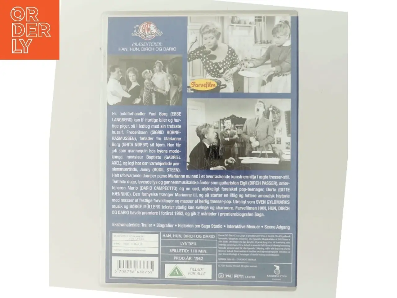 Billede 3 - Han, Hun, Dirch og Dario (1962) [DVD] med Ebbe Langberg (DVD)