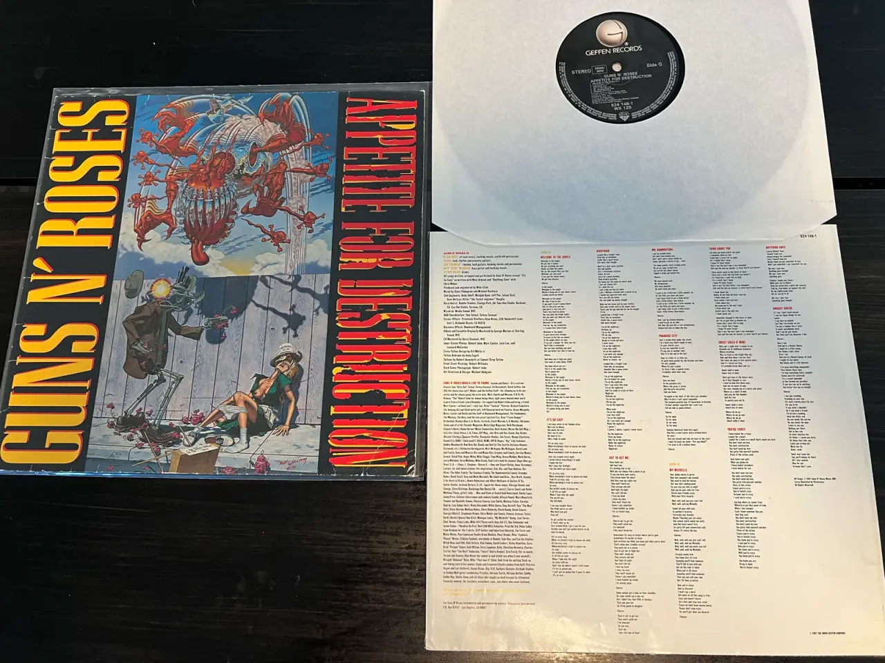 Billede 7 - Guns N’ Roses – Appetite For Destruction LP