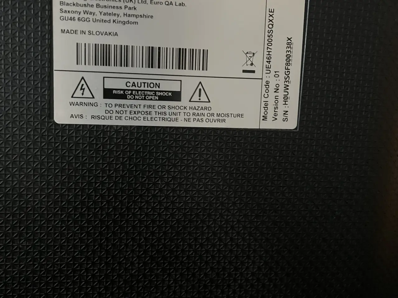 Billede 2 - Samsung 46’ fladskærms tv