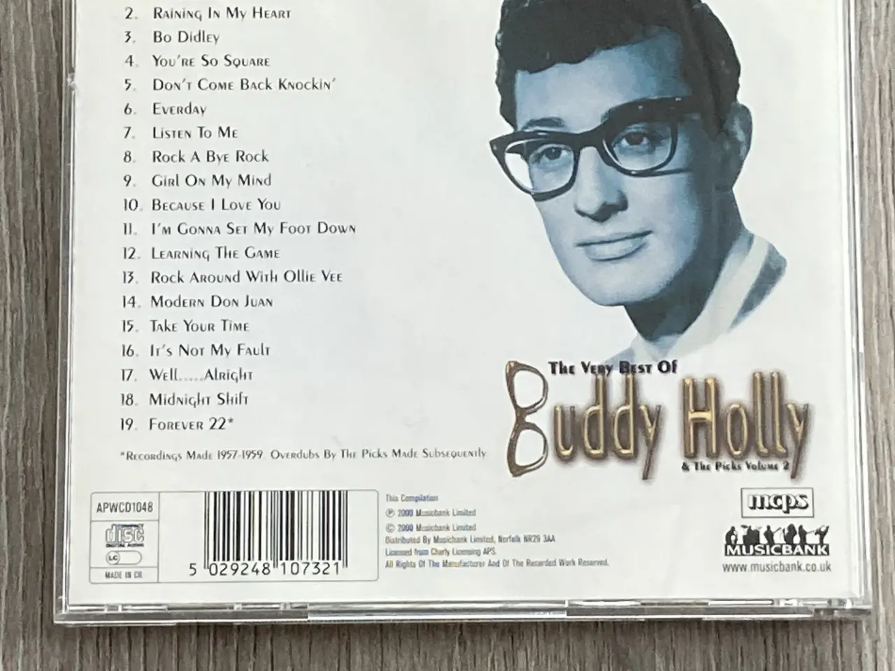 Billede 2 - CD: The Very Best Of Buddy Holly
