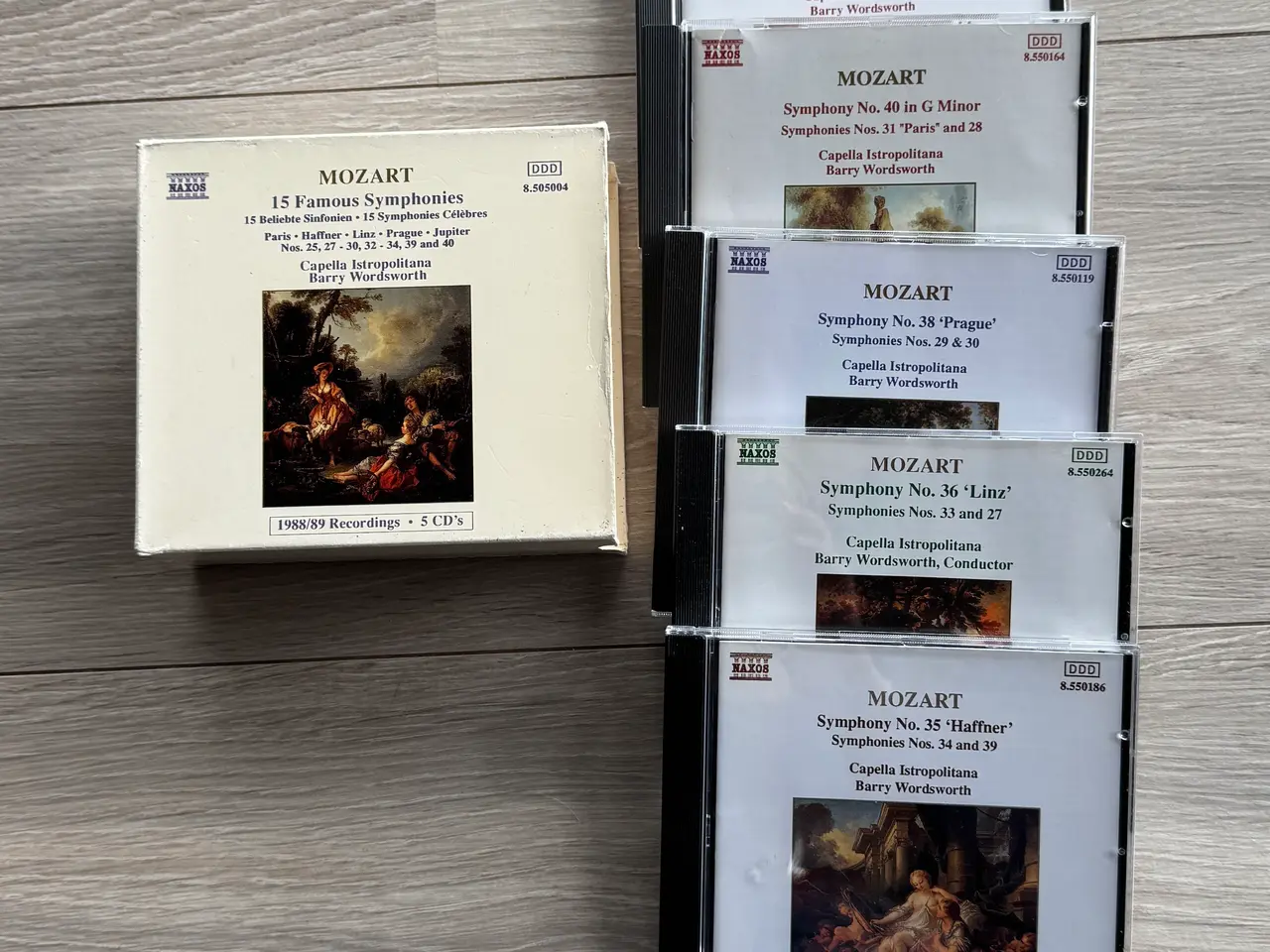 Billede 1 - MOZART - 15 FAMOUS SYMPHONIES (5 CD’ER I ALT)