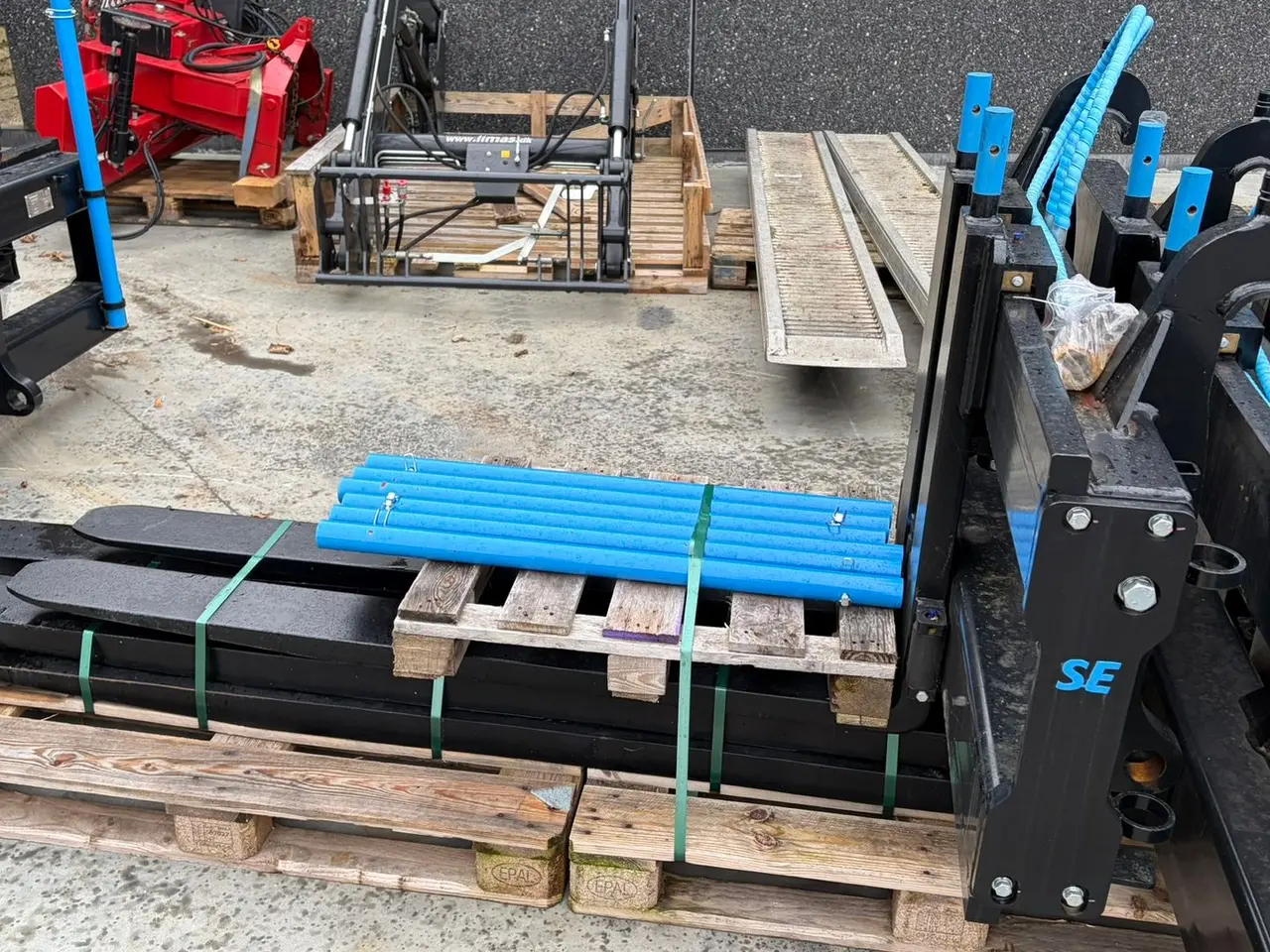 Billede 3 - Volvo Pallegafler 7 tons Hydraulisk gaffelflyt, med Volvoskifte og 1,5 meter slæde