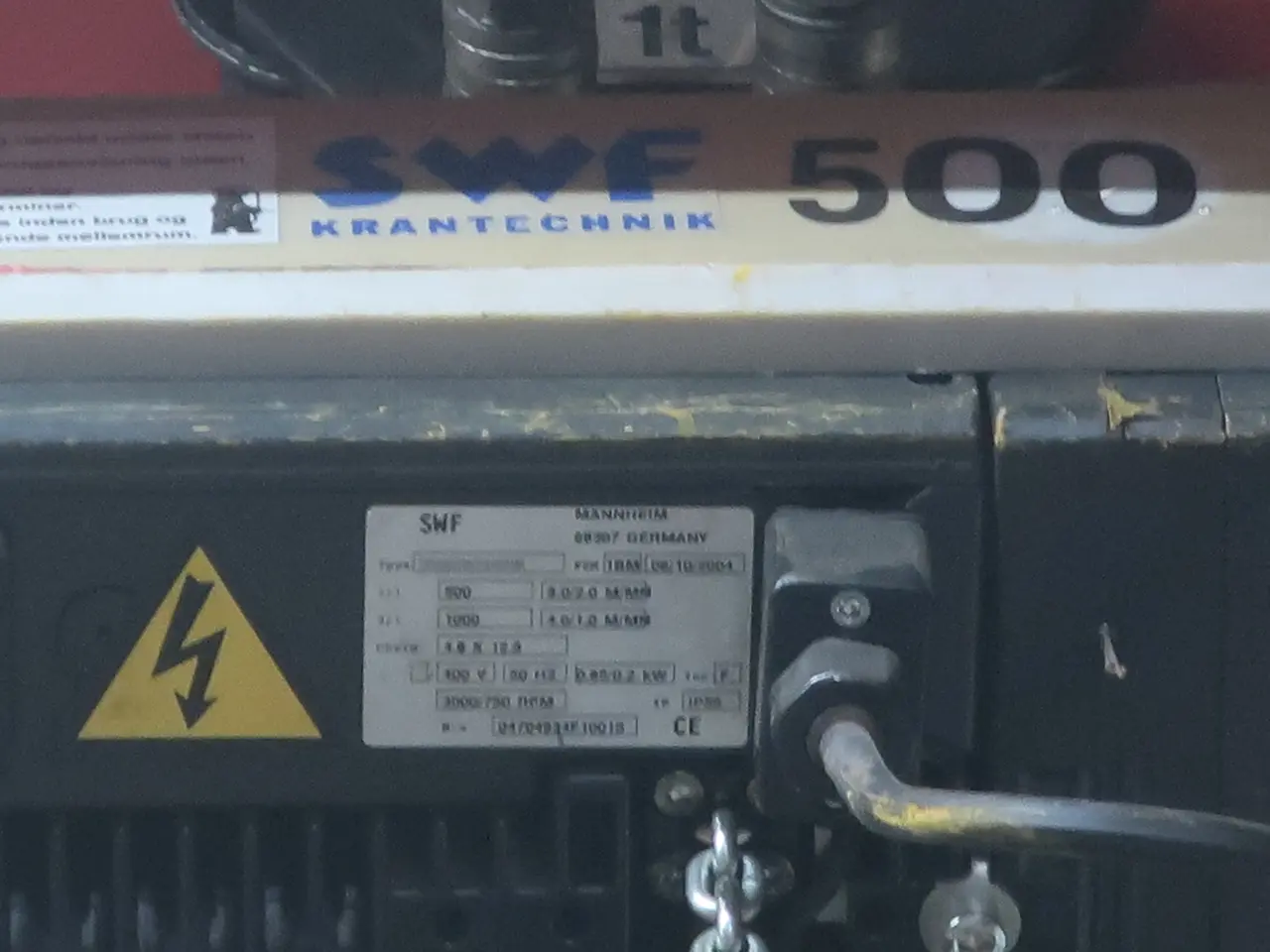 Billede 4 - El. kædetalje SWF 500 kg.