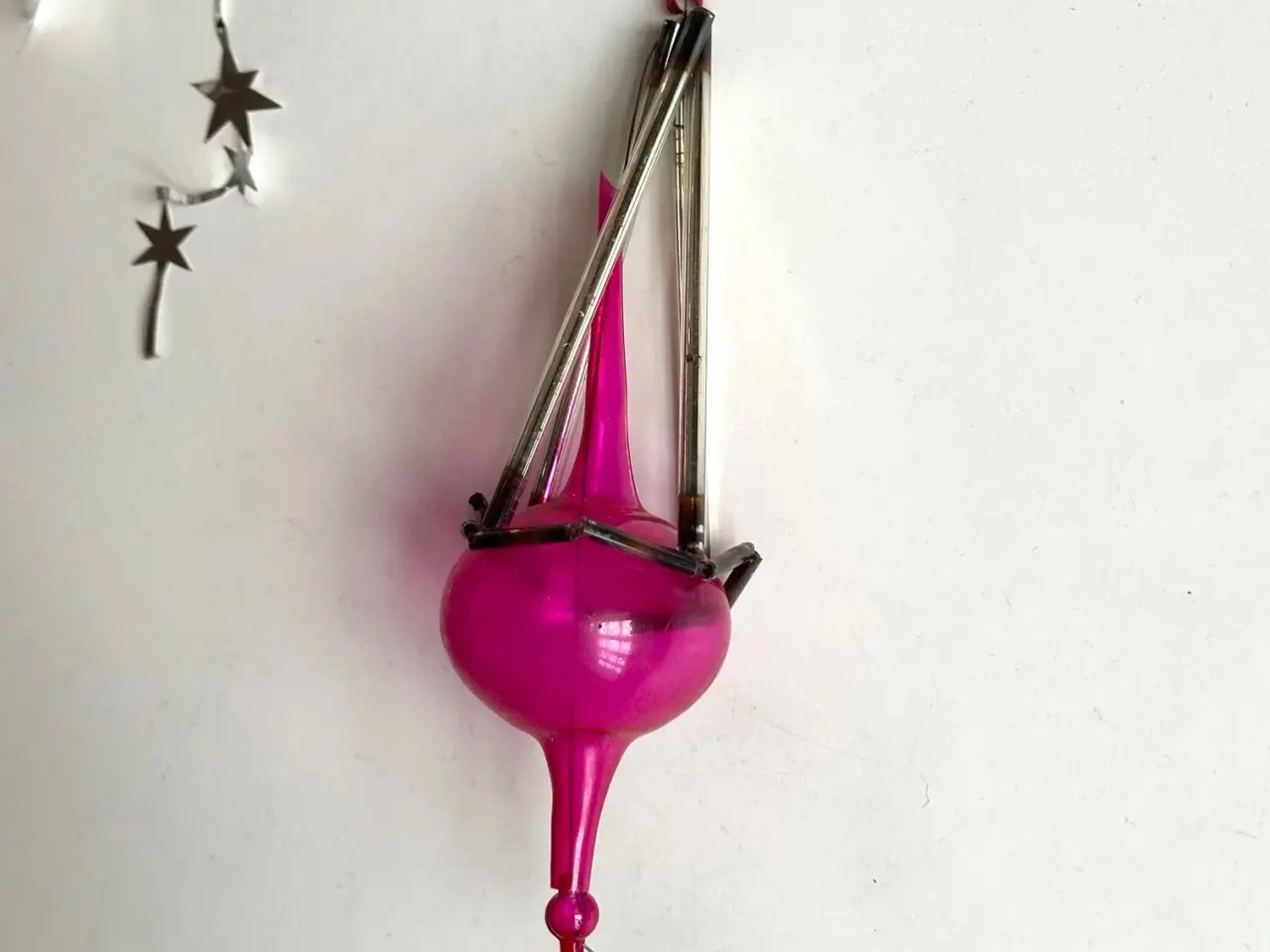 Billede 2 - Vintage gablonz, stor m pink boble