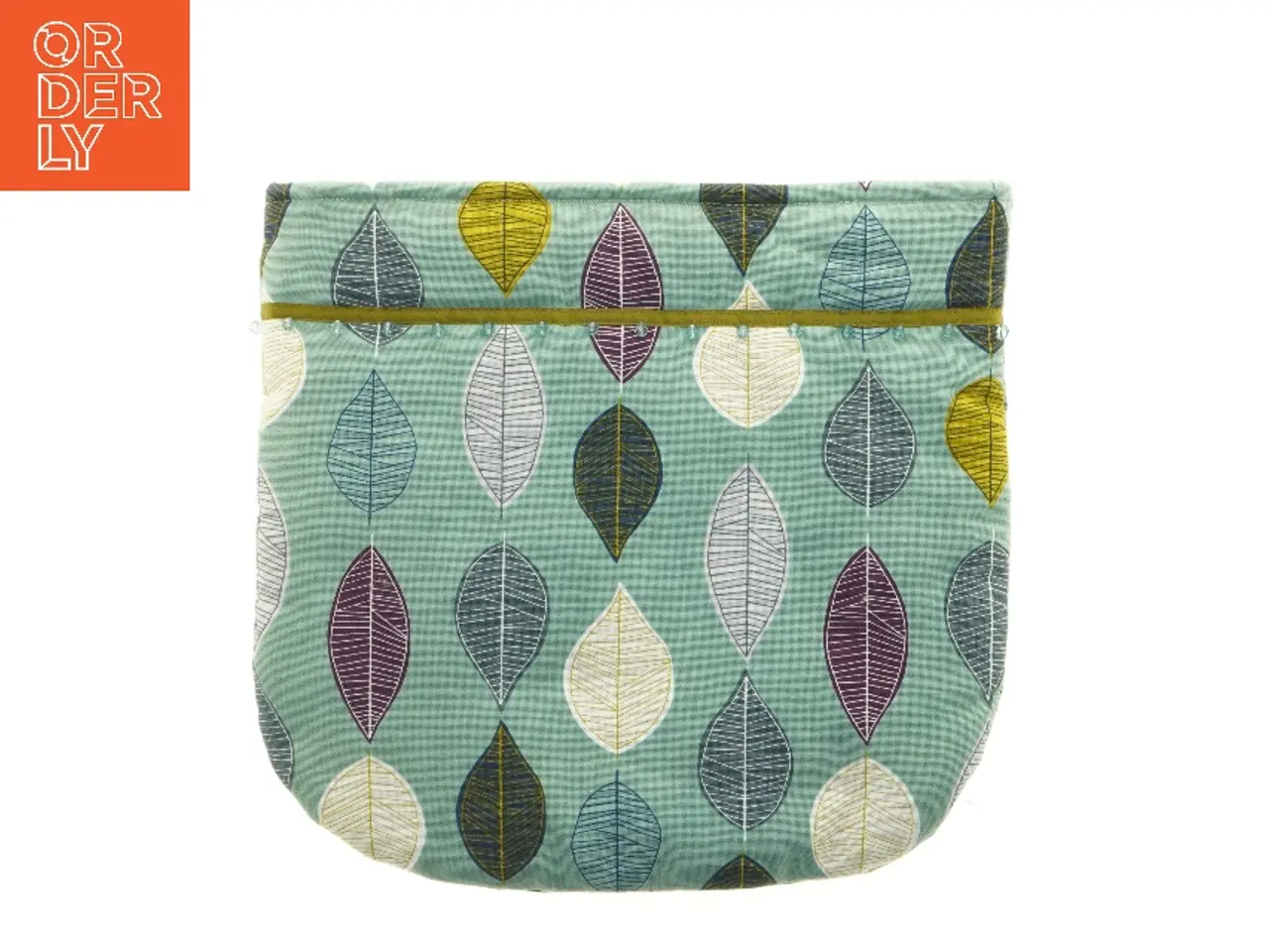 Billede 5 - Brødkurv med bladmotiv (str. 34 x 32 cm)