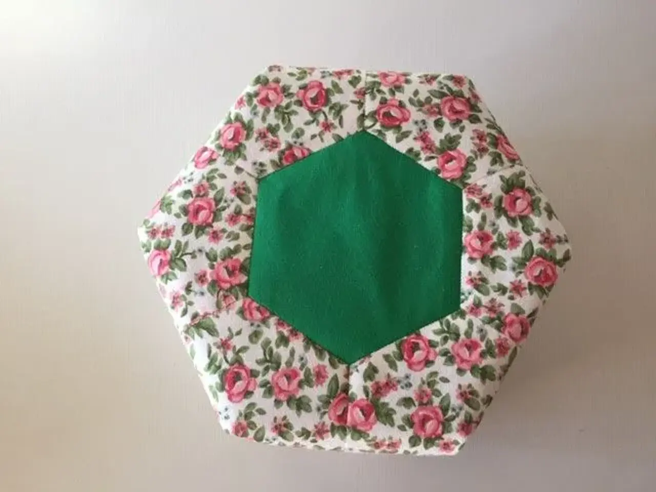 Billede 3 - kurv syet i patchwork