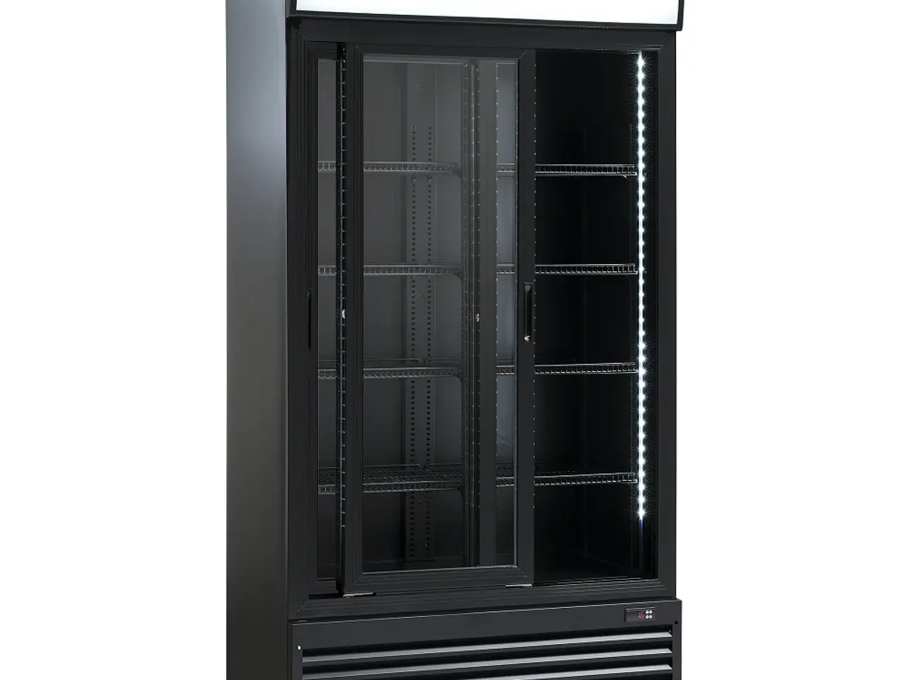 Billede 2 - Displaykøleskab 690 Liter – SD 802 BSLE – sort