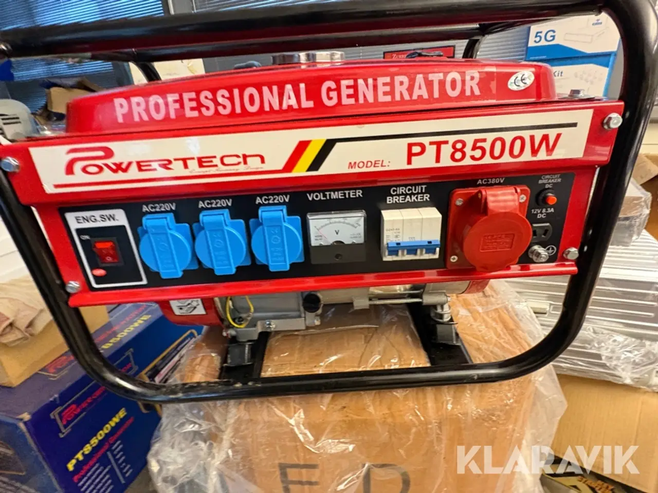 Billede 8 - Generator Powertech PT8500W