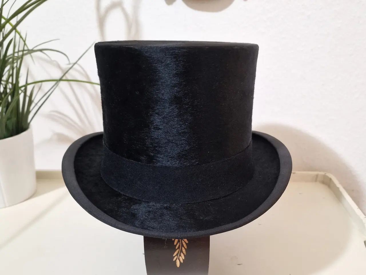 Billede 7 - Fransk høj hat fra A. Cassé, Paris.