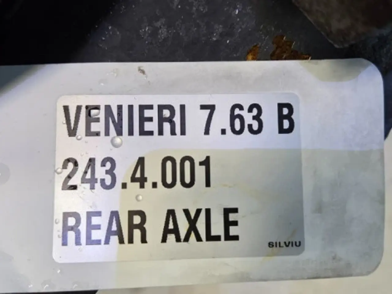 Billede 20 - Venieri 7.63B Bagaksel 243.4.001